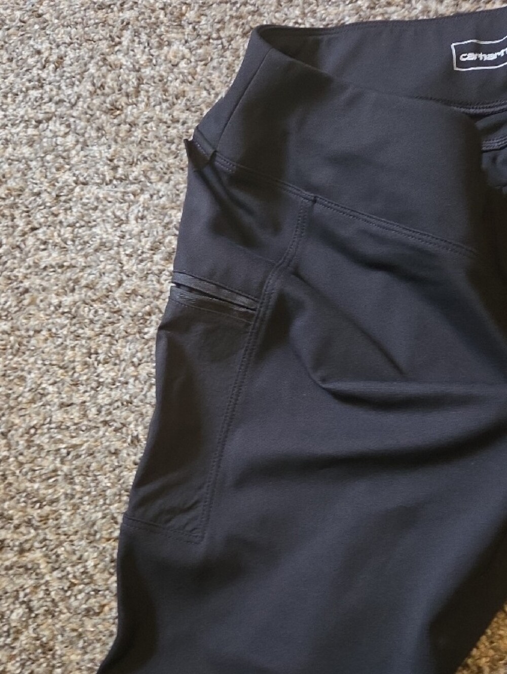 Carhartt Black Fitted Active Leggings - Picture 4 of 5